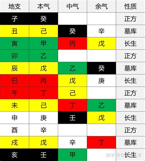 地支藏干意思